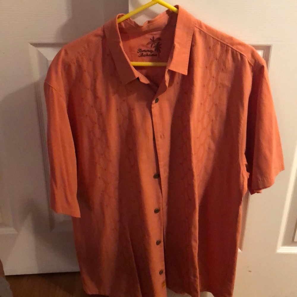 Tommy Bahama Orange Dress Shirt